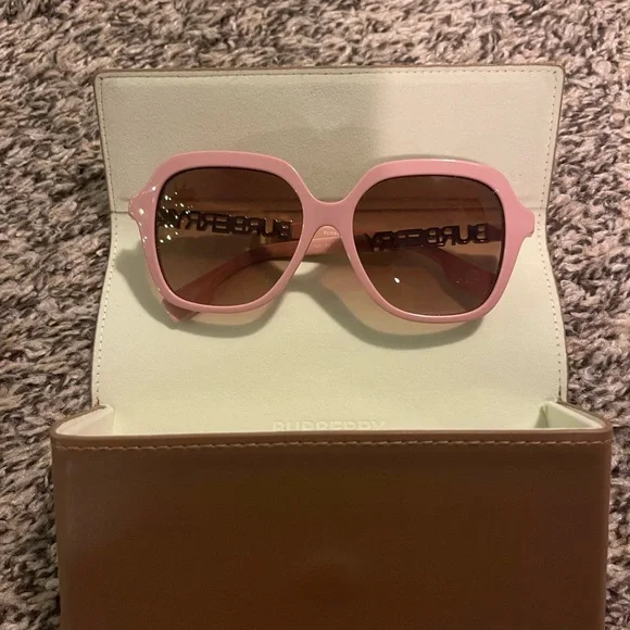 Burberry Blush Pink Sunglasses - Picture 1 of 4